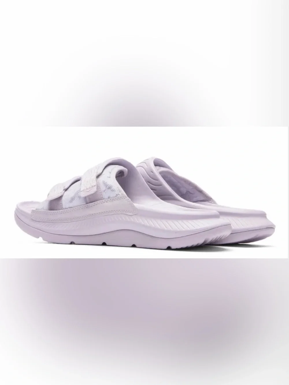 Hoka One One Ora Luxe Mens Size 12 Adjustable Marble Slides!!